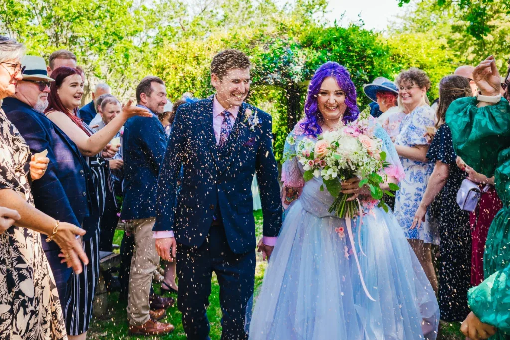 Wedding moment from Kirsty Rockett's 2023 year in review