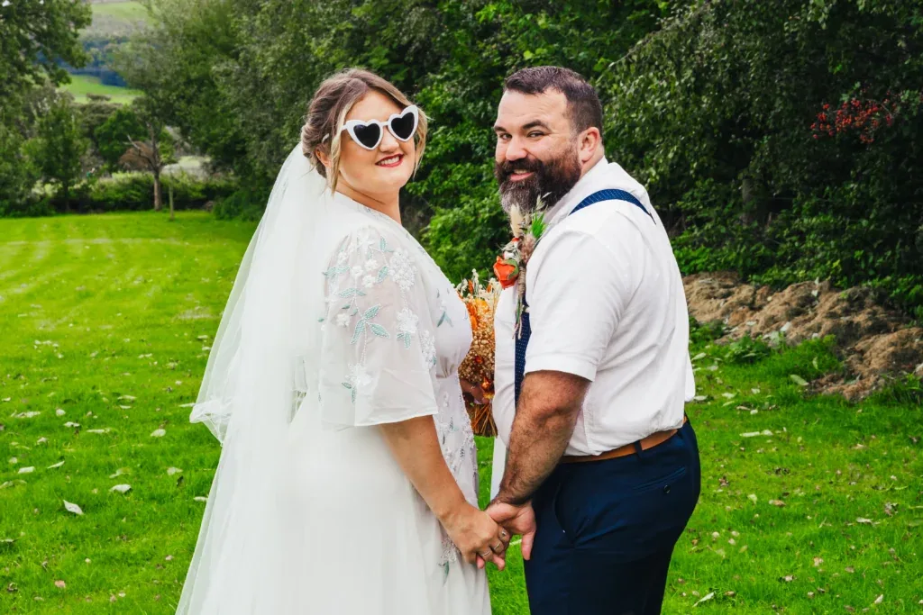 Wedding moment from Kirsty Rockett's 2023 year in review