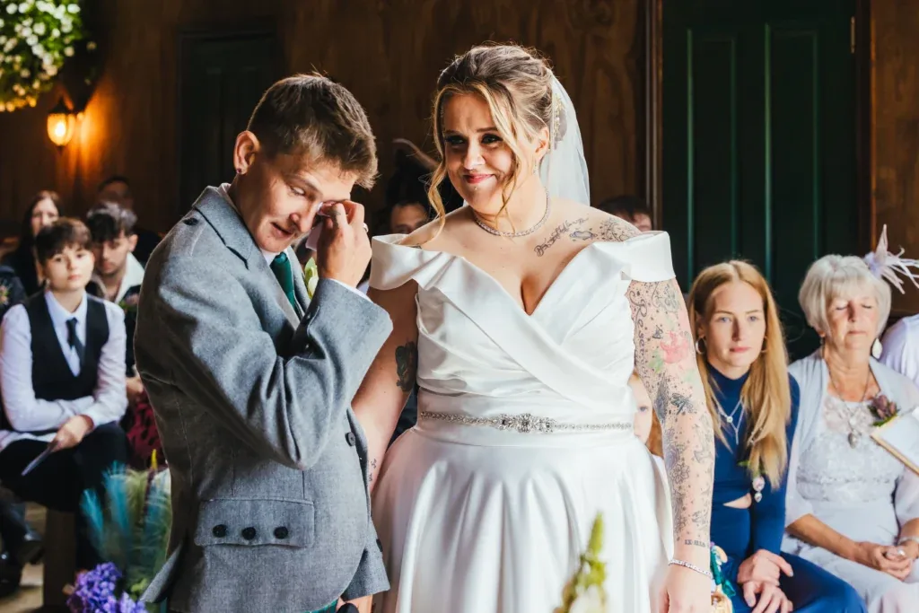 Wedding moment from Kirsty Rockett's 2023 year in review