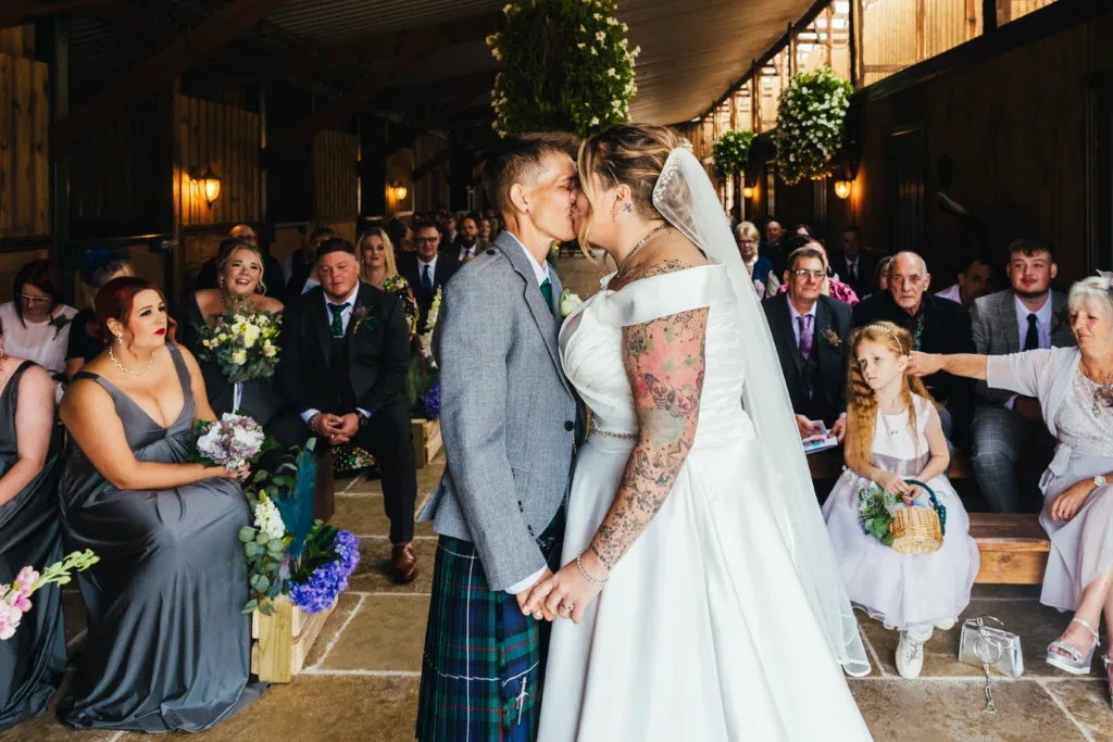 Wedding moment from Kirsty Rockett's 2023 year in review