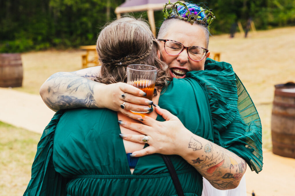 Colourful wedding moment from Kirsty Rockett's 2025 Nottingham wedding highlights
