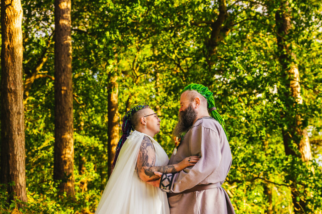 Colourful wedding moment from Kirsty Rockett's 2025 Nottingham wedding highlights