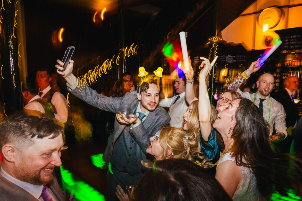 Colourful wedding moment from Kirsty Rockett's 2025 Nottingham wedding highlights