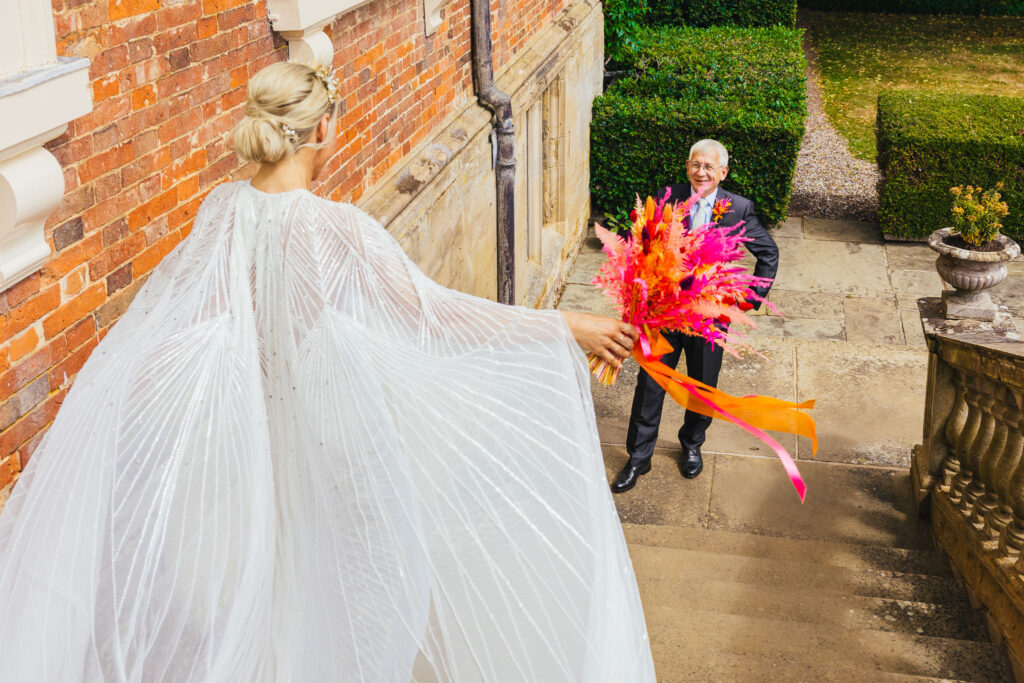 Colourful wedding moment from Kirsty Rockett's 2025 Nottingham wedding highlights