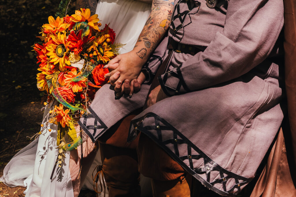 Colourful wedding moment from Kirsty Rockett's 2025 Nottingham wedding highlights