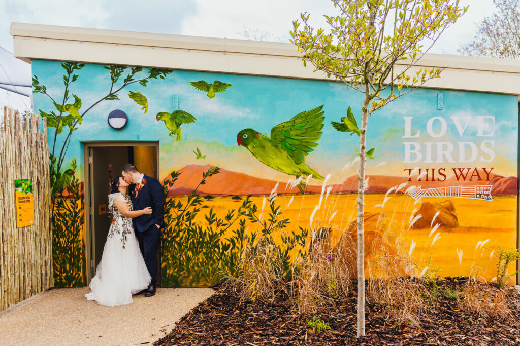 Colourful wedding moment from Kirsty Rockett's 2025 Nottingham wedding highlights