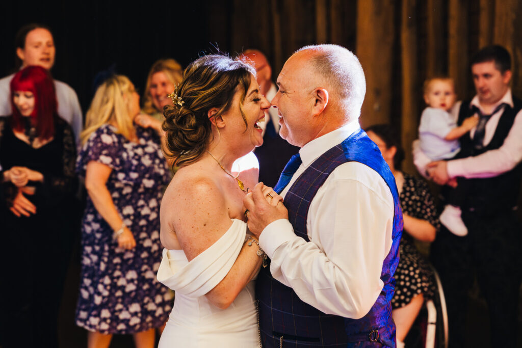 Colourful wedding moment from Kirsty Rockett's 2025 Nottingham wedding highlights