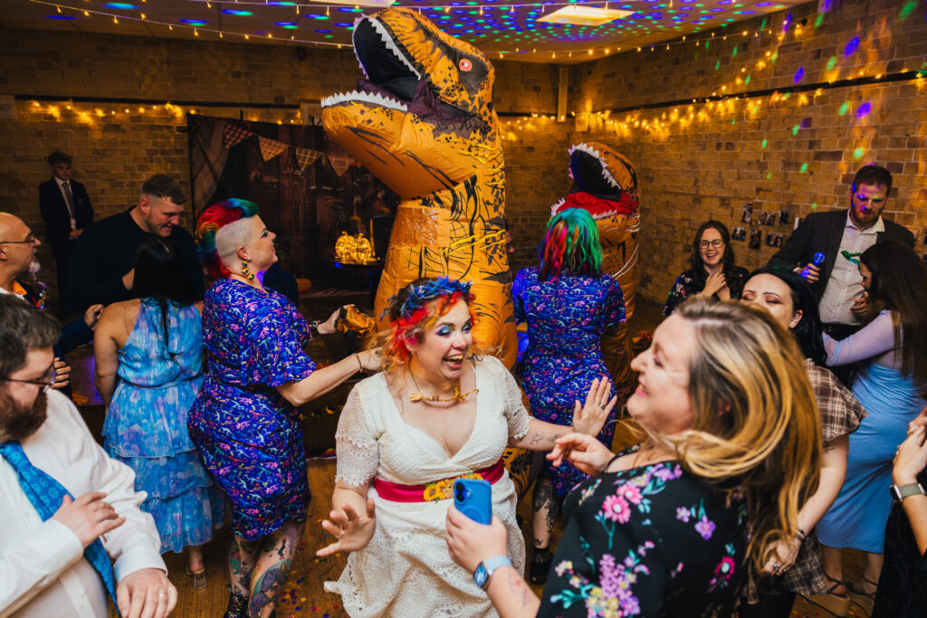 Colourful wedding moment from Kirsty Rockett's 2025 Nottingham wedding highlights